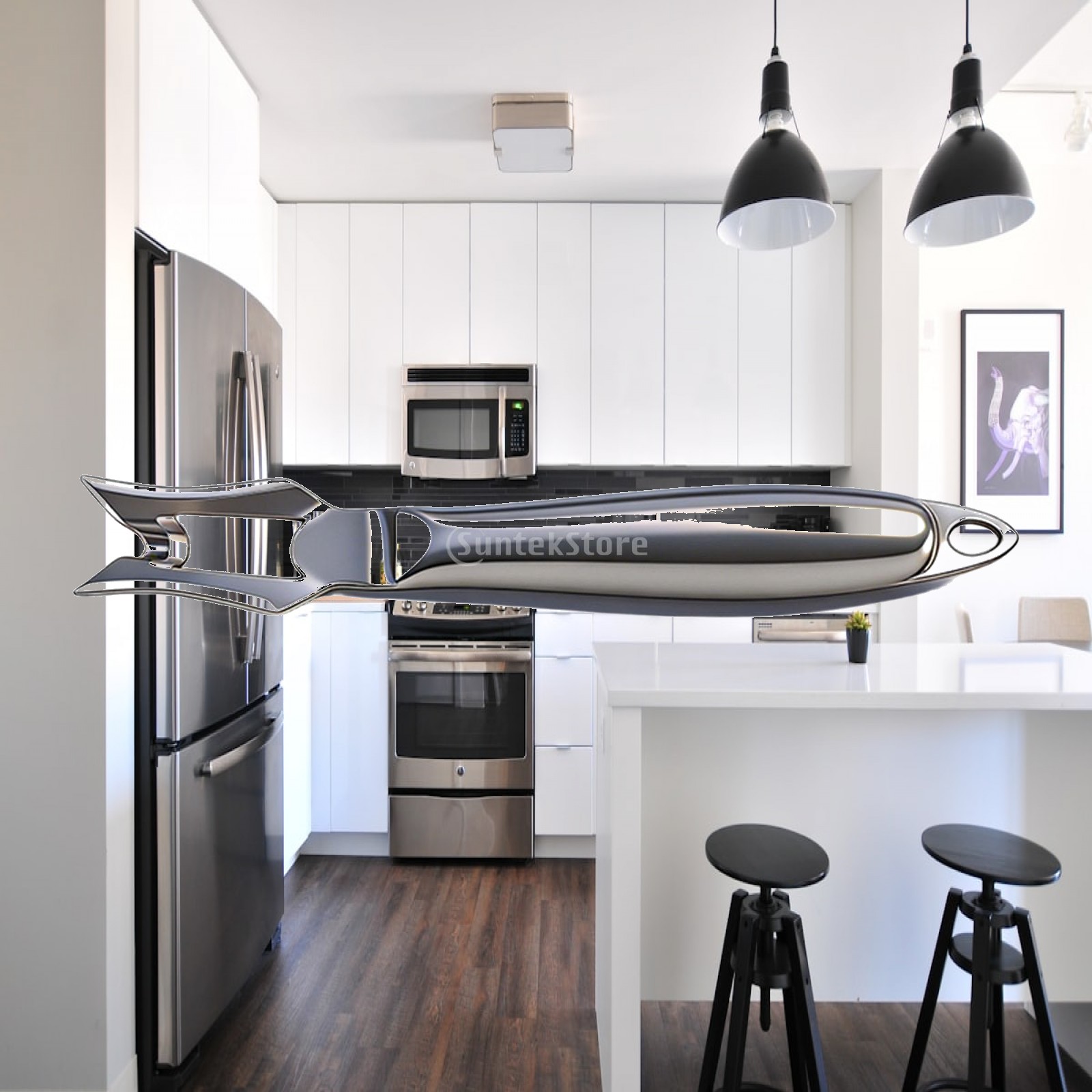 Kitchen Gadgets Store - เครื่องมือทำครัวสำหรับคว้านขนุน อุปกรณ์ครัวขนาดกะทัดรัด สแตนเลส พกพาสะดวก แข็งแรง ทนทาน
