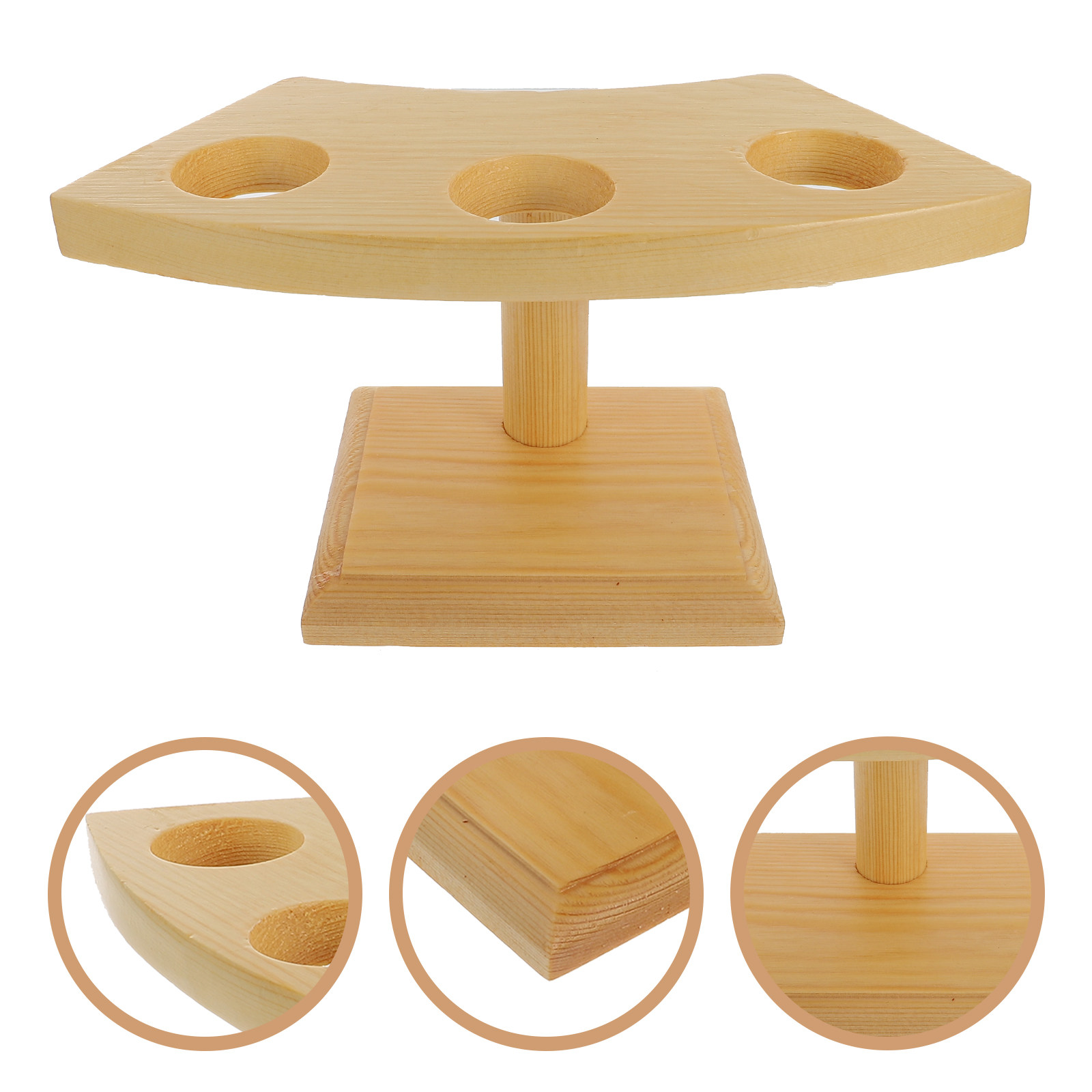 Kitchen Gadgets Gold - ที่วางโคนไอศกรีมไม้ สำหรับซูชิ แฮนด์โรล ขนมหวาน จัดแสดงในครัว อุปกรณ์เสริมสำหรับงานปาร์ตี้