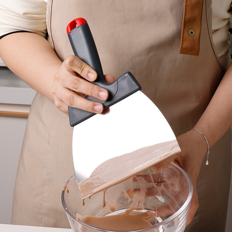 Kitchen Gadgets Everyone Needs - ที่ขูดแป้งสแตนเลส ที่ปาดเคลือบสำหรับช็อกโกแลต อุปกรณ์ครัว เครื่องมือทำขนมสำหรับเค้ก อุปกรณ์ครัว