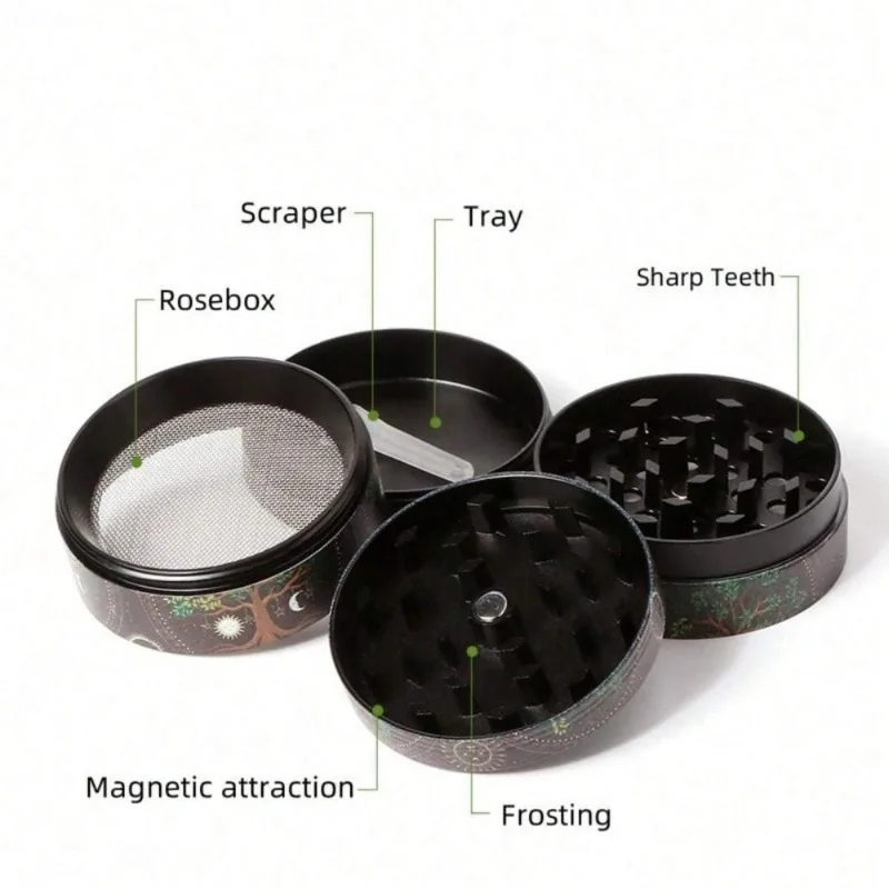 50 มม.โลหะSkullเครื่องบดสมุนไพ - Kitchen Gadgets Gold บทวิจารณ์และราคา