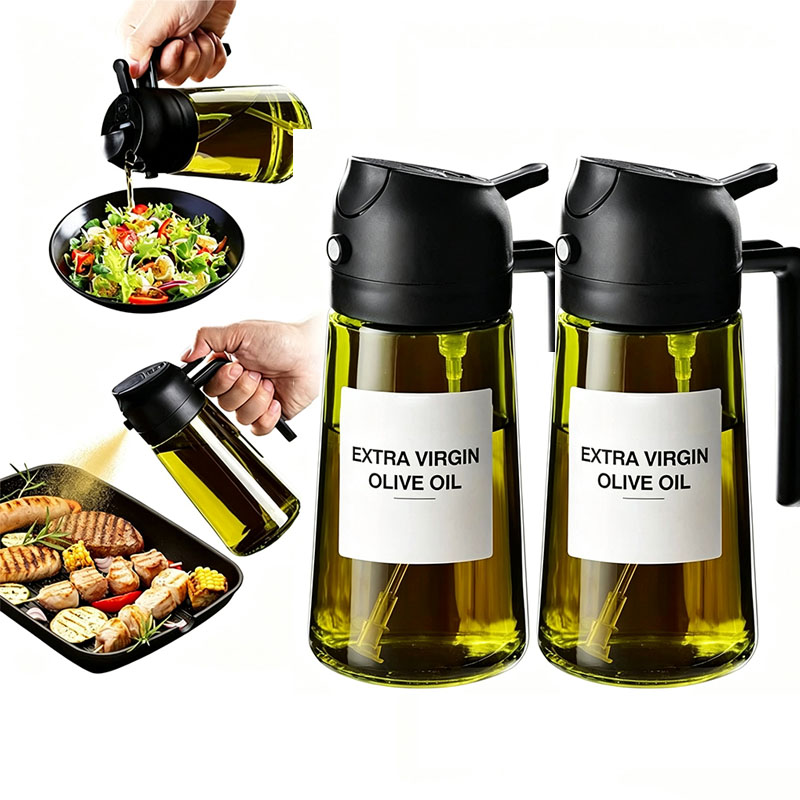 ขวดพลาสติกสำหรับใส่น้ำมันมะกอก - Kitchen Gadgets Air Fryer บทวิจารณ์และราคา