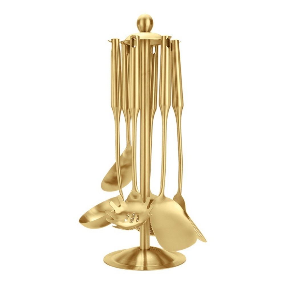 ชุดอุปกรณ์ครัวสแตนเลส ทนความร้ - Kitchen Gadgets Gold บทวิจารณ์และราคา