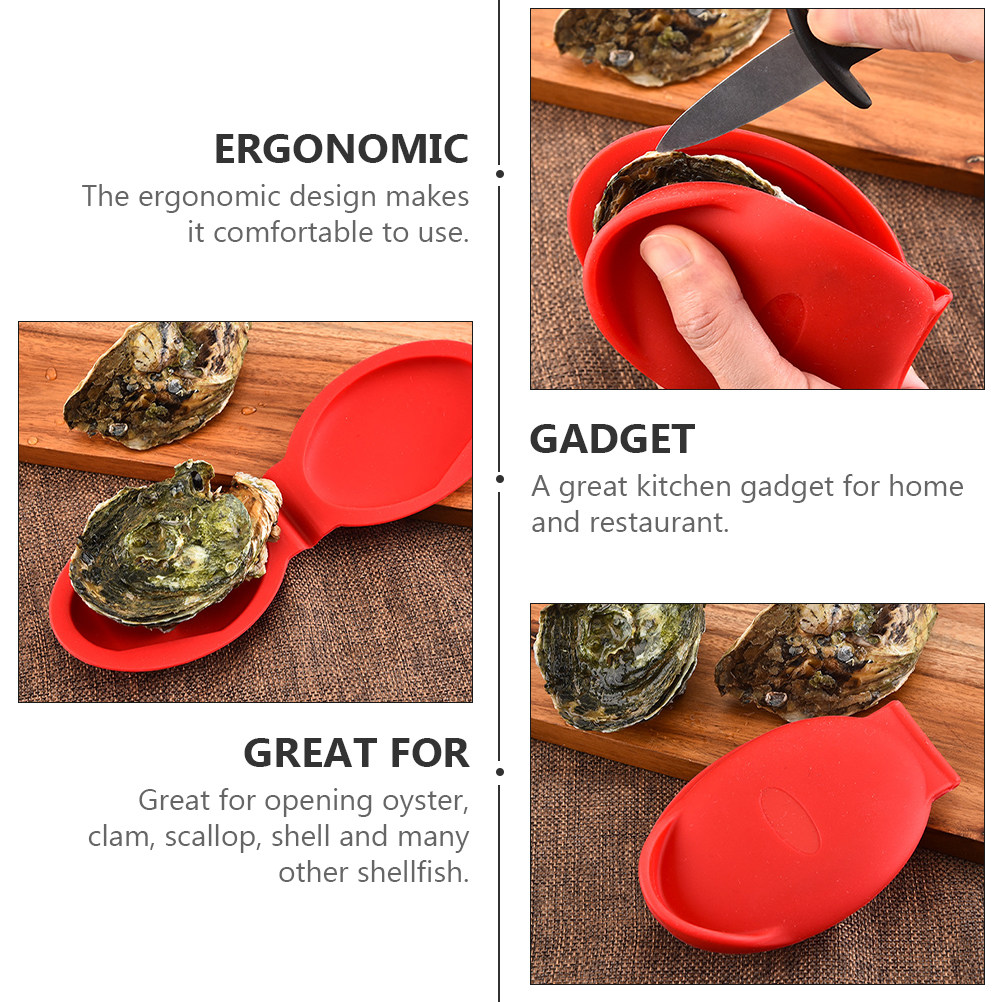 ที่จับหอยนางรมซิลิโคนคุณภาพสูง - Kitchen Hand Gadgets บทวิจารณ์และราคา