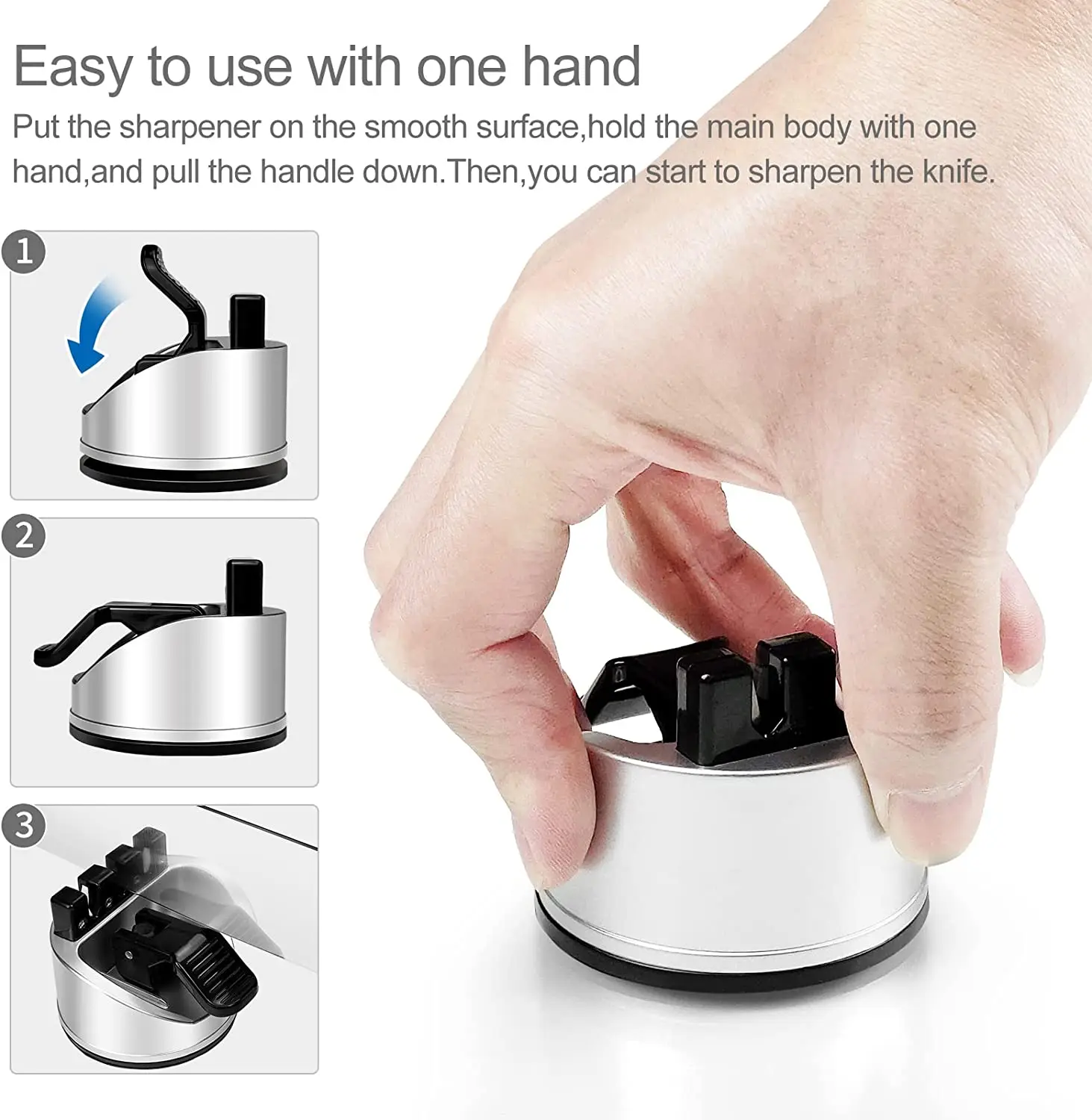 เครื่องลับมีดแบบแฮนด์ฟรี ปี 20 - Kitchen Hand Gadgets บทวิจารณ์และราคา
