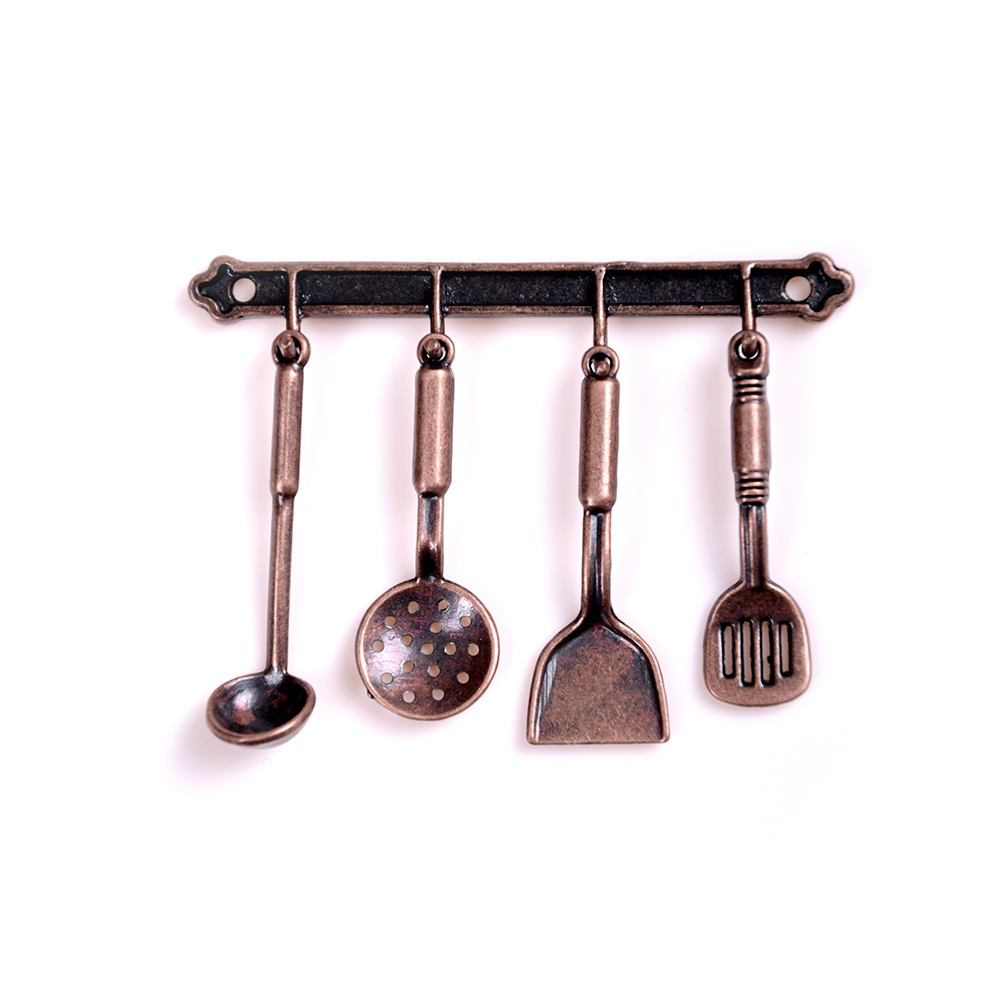 1:12 Scale Dollhouse Miniature - Kitchen Gadgets Gold บทวิจารณ์และราคา