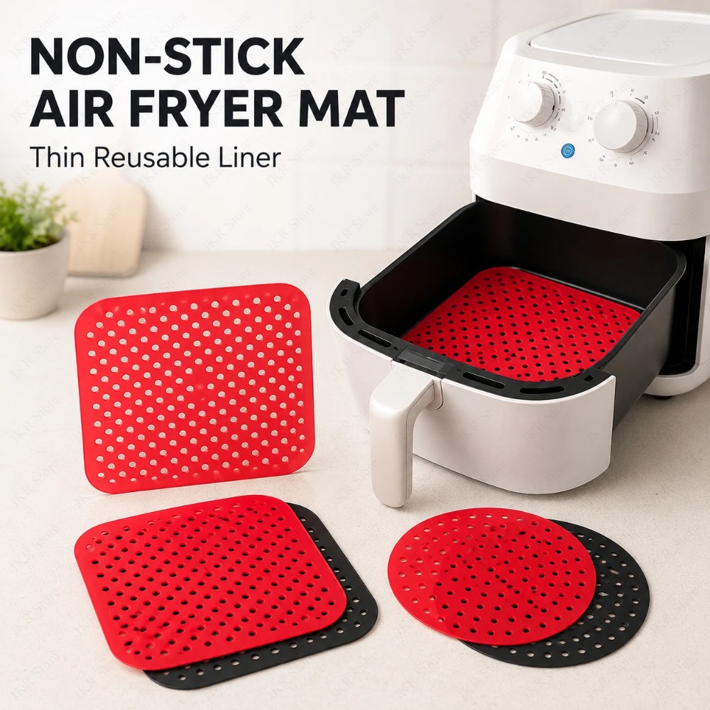 แผ่นรองซิลิโคนกันติดสำหรับหม้อ - Kitchen Gadgets Air Fryer บทวิจารณ์และราคา