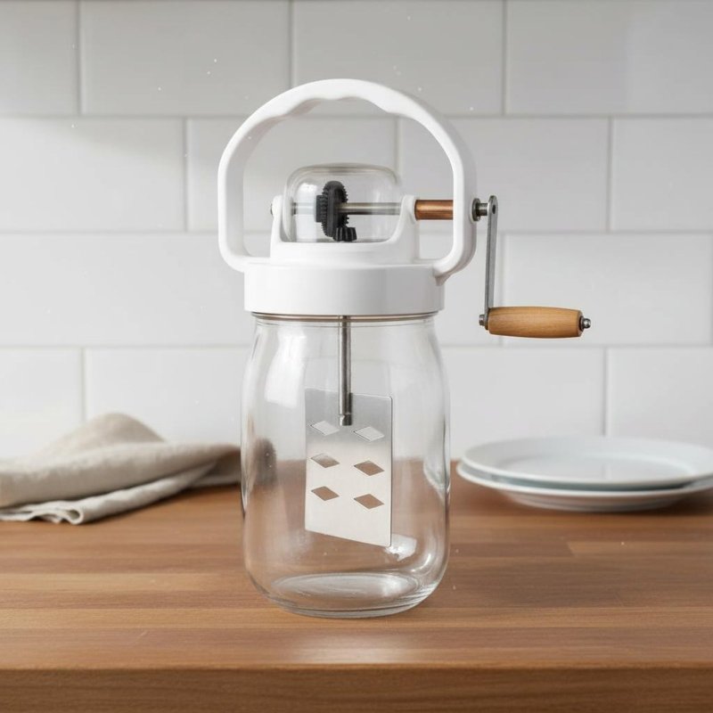 เครื่องทำเนยแบบหมุนมือ ทำความส - Kitchen Hand Gadgets บทวิจารณ์และราคา
