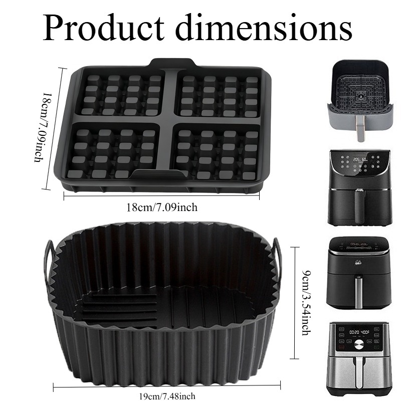 ชุดอุปกรณ์อบขนม - ถาดอบขนมสำหร - Kitchen Gadgets Air Fryer บทวิจารณ์และราคา