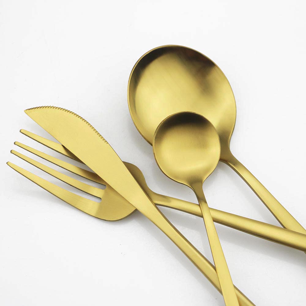 6ชิ้นช้อนชาสแตนเลสสตีลด้านสำหร - Kitchen Gadgets Gold บทวิจารณ์และราคา