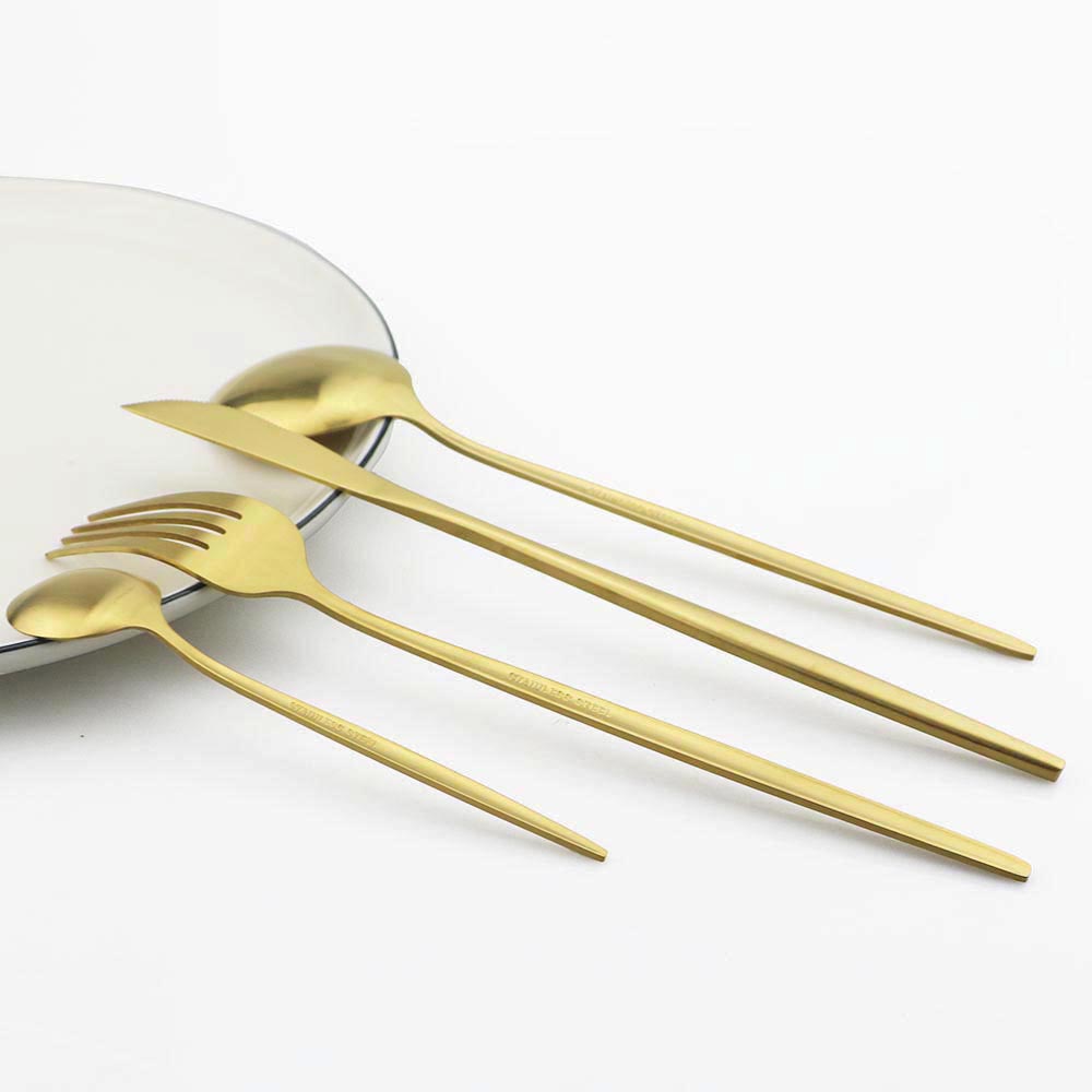 6ชิ้นช้อนชาสแตนเลสสตีลด้านสำหร - Kitchen Gadgets Gold บทวิจารณ์และราคา