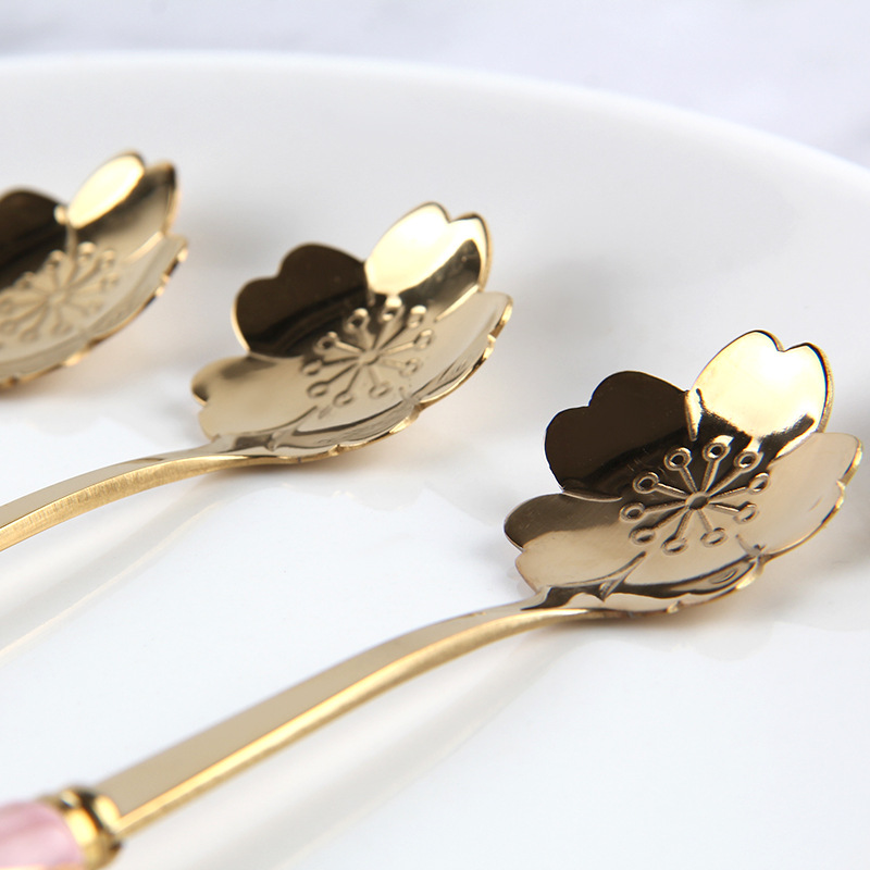ชุดอุปกรณ์บนโต๊ะอาหารช้อนคนกาแ - Kitchen Gadgets Gold บทวิจารณ์และราคา