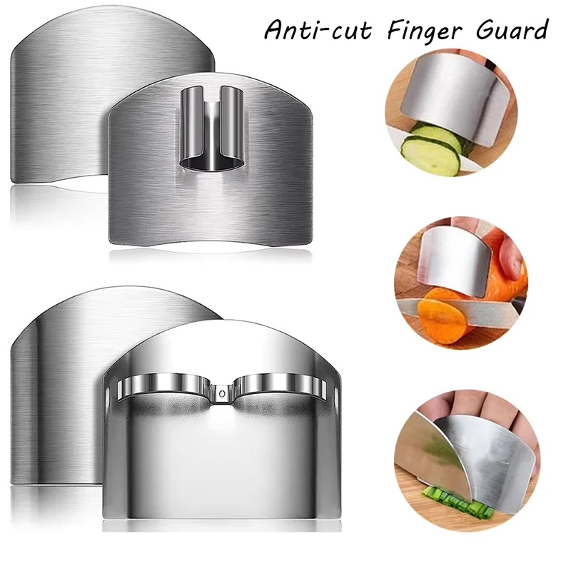 1-6 ชิ้น ที่ป้องกันนิ้วสแตนเลส - Kitchen Hand Gadgets บทวิจารณ์และราคา