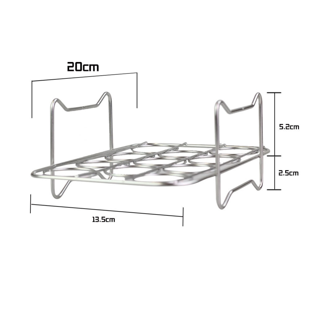 ชั้นนึ่งอาหารสแตนเลสสำหรับหม้อ - Kitchen Gadgets Air Fryer บทวิจารณ์และราคา