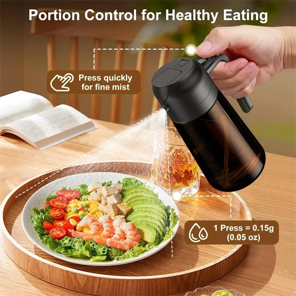 ขวดน้ำมันแก้วแบบ 2-in-1 ปี 202 - Kitchen Gadgets Air Fryer บทวิจารณ์และราคา