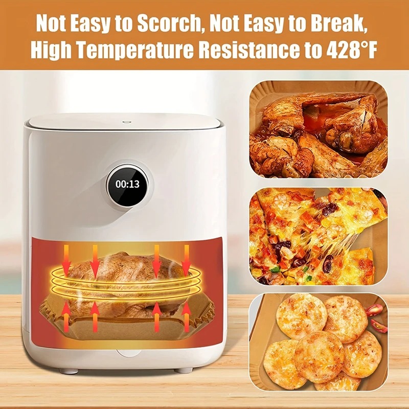 กระดาษรองหม้อทอดแบบใช้แล้วทิ้ง - Kitchen Gadgets Air Fryer บทวิจารณ์และราคา