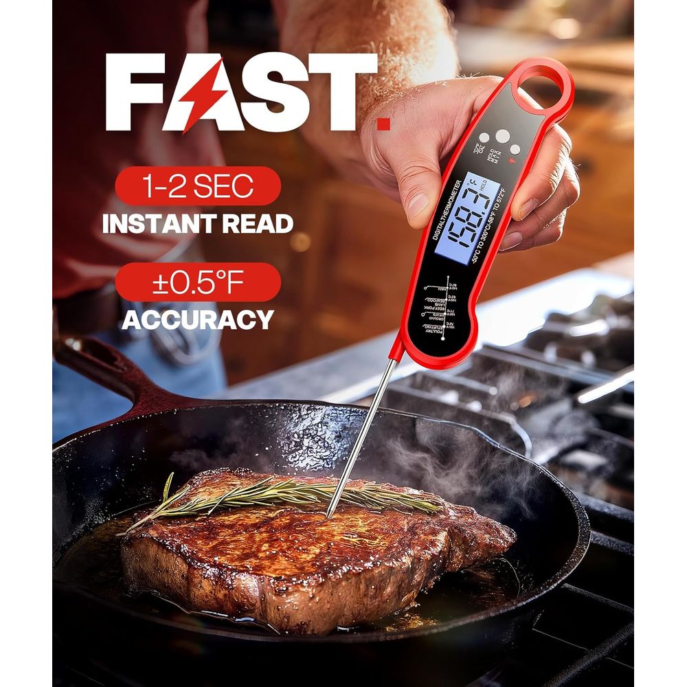 เทอร์โมมิเตอร์วัดอุณหภูมิเนื้อ - Kitchen Gadgets Air Fryer บทวิจารณ์และราคา